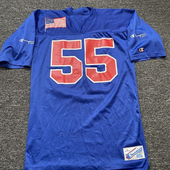 Vintage Champion Team USA #55 BLANK Jersey Men’s Size Large 100% Nylon - Picture 7 of 10